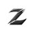 Black Background Z Logo Vinyl Car Decal Sticker – Waterproof & UV-Resistant 4.0"