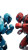 Blue Red Mecha Boxing Vinyl Car Decal Sticker – Waterproof & UV-Resistant 4.0"