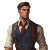 Booker Dewitt Bioshock Vinyl Car Decal Sticker – Waterproof & UV-Resistant 4.0"