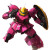 Bright Pink Zaku Fight Vinyl Car Decal Sticker – Waterproof & UV-Resistant 4.0"