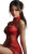 Chinese Model Red Cheongsam Vinyl Car Decal Sticker – Waterproof & UV-Resistant 4.0"