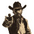 Cowboy Perfume Bottle Vinyl Car Decal Sticker – Waterproof & UV-Resistant 4.0"