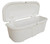 Taylor Made Dock Storage Box 123650 Stow N Go; Use To Store Life Jacket/Fishing Supplies/Cushion; Classic White; Polyethylene; Manual Closure; For Marine Applications