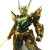 Gundam Golden Dragon Emerald Sword Vinyl Car Decal Sticker – Waterproof & UV-Resistant 4.0"