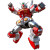 Gundam Toy Red White Vinyl Car Decal Sticker – Waterproof & UV-Resistant 4.0"
