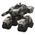 Modern Mecha Tank Weapons Vinyl Car Decal Sticker – Waterproof & UV-Resistant 4.0"