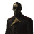 Regal Military Uniform Mask Vinyl Car Decal Sticker – Waterproof & UV-Resistant 4.0"