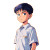Shinji Ikari Childrens Illustration Vinyl Car Decal Sticker – Waterproof & UV-Resistant 4.0"