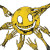 Smiley Face Skeleton Hands Vinyl Car Decal Sticker – Waterproof & UV-Resistant 4.0"
