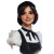 Smiling French Maid Portrait Vinyl Car Decal Sticker – Waterproof & UV-Resistant 4.0"