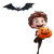 Transylvania Hotel Mavis Pumpkin Vinyl Car Decal Sticker – Waterproof & UV-Resistant 4.0"