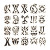 Ancient Language Stencils Vinyl Car Decal Sticker – Waterproof & UV-Resistant 4.0"
