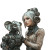 Cyborg Woman Robot Elephant Vinyl Car Decal Sticker – Waterproof & UV-Resistant 4.0"