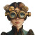 Steampunk Woman Brass Gears Vinyl Car Decal Sticker – Waterproof & UV-Resistant 4.0"