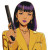Asian Fixer Yellow Suit Vinyl Car Decal Sticker – Waterproof & UV-Resistant 4.0"