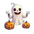Cute Ghost Pumpkin Vinyl Car Decal Sticker – Waterproof & UV-Resistant 4.0"