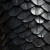 Dragon Black Scale Pattern Vinyl Car Decal Sticker – Waterproof & UV-Resistant 4.0"