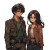 Eren Mikasa Abilities Anime Vinyl Car Decal Sticker – Waterproof & UV-Resistant 4.0"