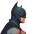 Batman Overwatch Style Profile Vinyl Car Decal Sticker – Waterproof & UV-Resistant 4.0"