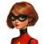 Elastigirl Portrait Polaroid Vinyl Car Decal Sticker – Waterproof & UV-Resistant 4.0"