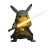Gray Jedi Pikachu Lightsaber Vinyl Car Decal Sticker – Waterproof & UV-Resistant 4.0"