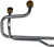 Dorman Fuel Line 800-863 OE Solutions; OE Replacement; 21 Inch Length; Steel