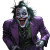 Joker Laughing Purple Suit Vinyl Car Decal Sticker – Waterproof & UV-Resistant 4.0"
