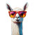Llama Lentes Sol Vinyl Car Decal Sticker – Waterproof & UV-Resistant 4.0"