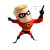 Mr Incredible Cartoon Coach Vinyl Car Decal Sticker – Waterproof & UV-Resistant 4.0"