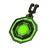 Neon Green Medal Vinyl Car Decal Sticker – Waterproof & UV-Resistant 4.0"