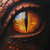 Realistic Orange Dragon Eye Vinyl Car Decal Sticker – Waterproof & UV-Resistant 4.0"
