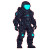 Sci Fi Spaceman Pixelart Vinyl Car Decal Sticker – Waterproof & UV-Resistant 4.0"