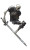 Scrawny Skeleton Levitating Sword Vinyl Car Decal Sticker – Waterproof & UV-Resistant 4.0"