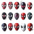 Spiderman Mask Designs Vinyl Car Decal Sticker – Waterproof & UV-Resistant 4.0"