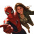 Spiderman Swinging Woman Vinyl Car Decal Sticker – Waterproof & UV-Resistant 4.0"