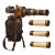 Steampunk Magic Autocannon Vinyl Car Decal Sticker – Waterproof & UV-Resistant 4.0"