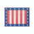 Faulkner Patio Mat | Independence Day Design, Reversible Polypropylene Fabric, Mold And Mildew Resistant, Corner Tie-Downs | 16 x 8 Feet