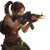 Tactical Woman Zombies M60 Vinyl Car Decal Sticker – Waterproof & UV-Resistant 4.0"