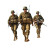 Wwii American Soldiers Back Vinyl Car Decal Sticker – Waterproof & UV-Resistant 4.0"
