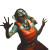 Zombie Flight Attendant Safety Vinyl Car Decal Sticker – Waterproof & UV-Resistant 4.0"