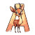 A Antelope Cartoon Vinyl Car Decal Sticker – Waterproof & UV-Resistant 4.0"