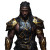 Black Warrior Gold Armor Vinyl Car Decal Sticker – Waterproof & UV-Resistant 4.0"