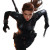 Black Widow Brown Hair Vinyl Car Decal Sticker – Waterproof & UV-Resistant 4.0"