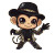 Chibi Monkey Michael Jackson Vinyl Car Decal Sticker – Waterproof & UV-Resistant 4.0"