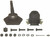 Moog Chassis Ball Joint | With Powdered-Metal Gusher Bearing | Problem Solver for Improved Steering and Stability