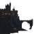 Cliff Fort Night Fog Vinyl Car Decal Sticker – Waterproof & UV-Resistant 4.0"