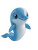 Cute Blue Carnival Dolphin Vinyl Car Decal Sticker – Waterproof & UV-Resistant 4.0"