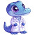 Cute Chibi Blue Crocodile Vinyl Car Decal Sticker – Waterproof & UV-Resistant 4.0"