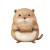 Cute Chubby Beaver Watercolor Vinyl Car Decal Sticker – Waterproof & UV-Resistant 4.0"