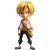 Cute Sanji One Piece Vinyl Car Decal Sticker – Waterproof & UV-Resistant 4.0"
